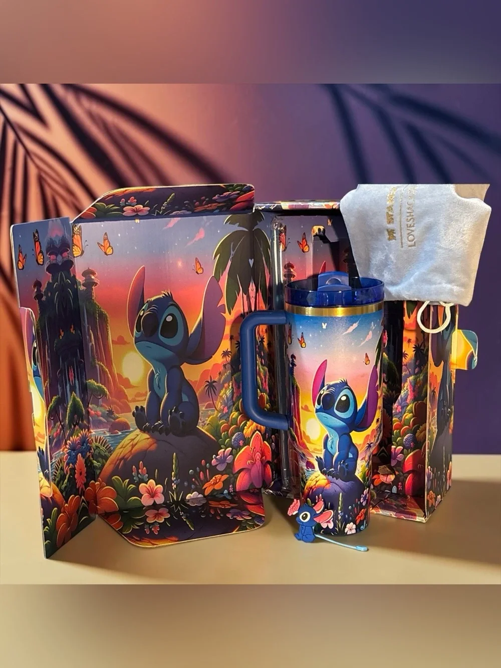 NIB Stanley 40oz Stitch Special Edition Tumbler with Gift Box Set! - Picture 2 of 9